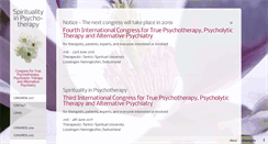 Desktop Screenshot of kongress-echte-psychotherapie.org